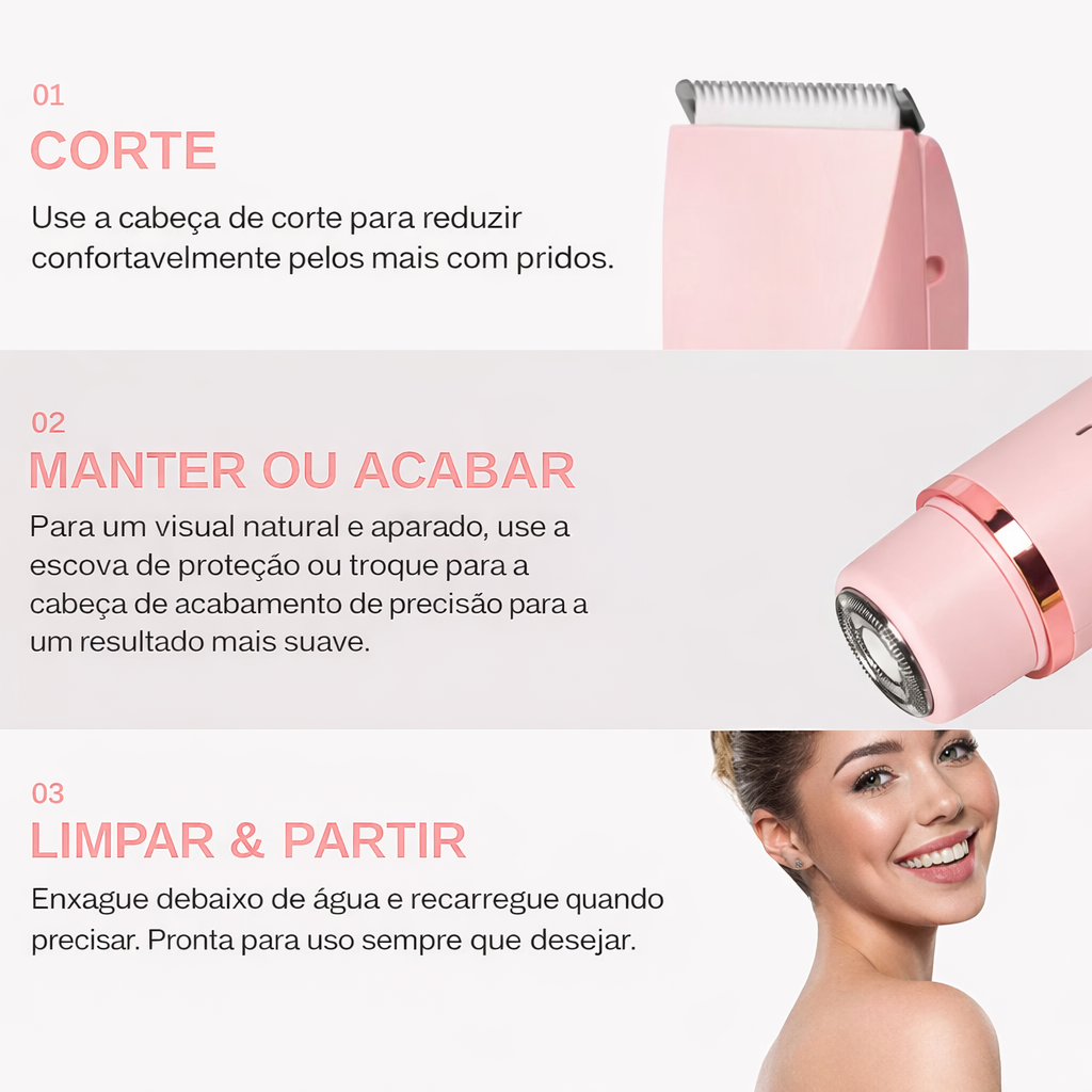 SILQ™ 2-IN-1 Bikini & Body Hair Trimmer For Women